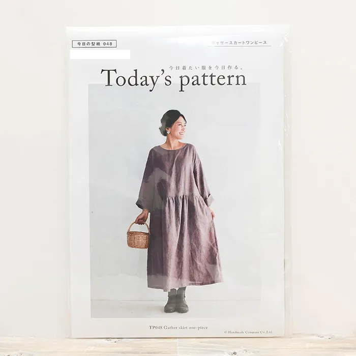 パターン・型紙　Today`s Pattern　ギャザースカートワンピース