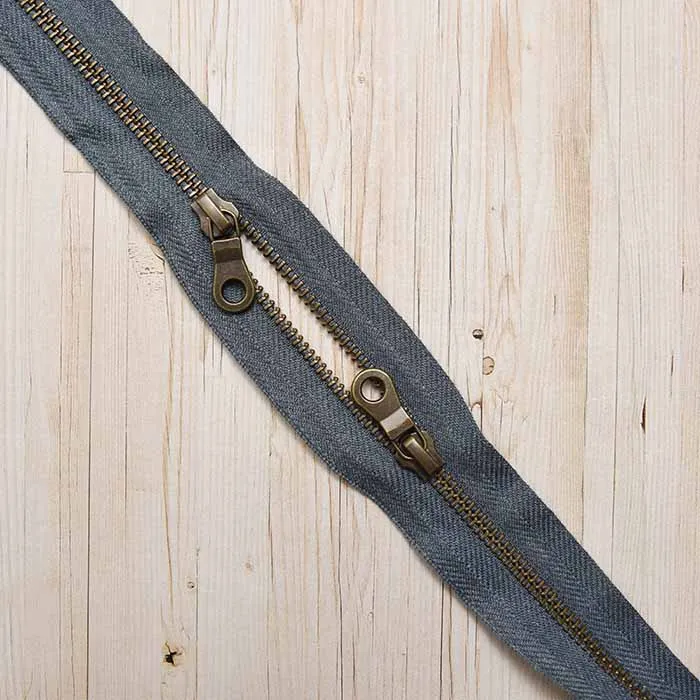 マーブルテープファスナー　60cm　両開き