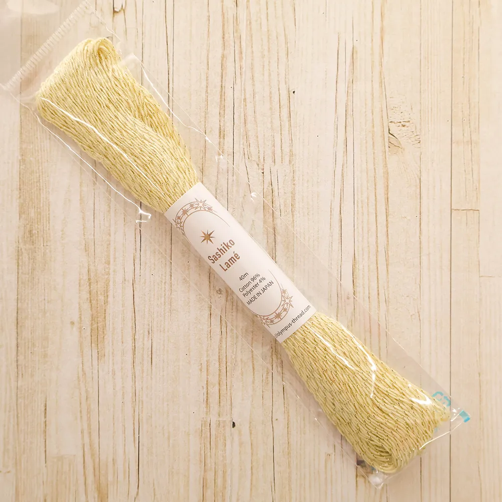 刺し子糸 Sashiko Lame 40m 単色