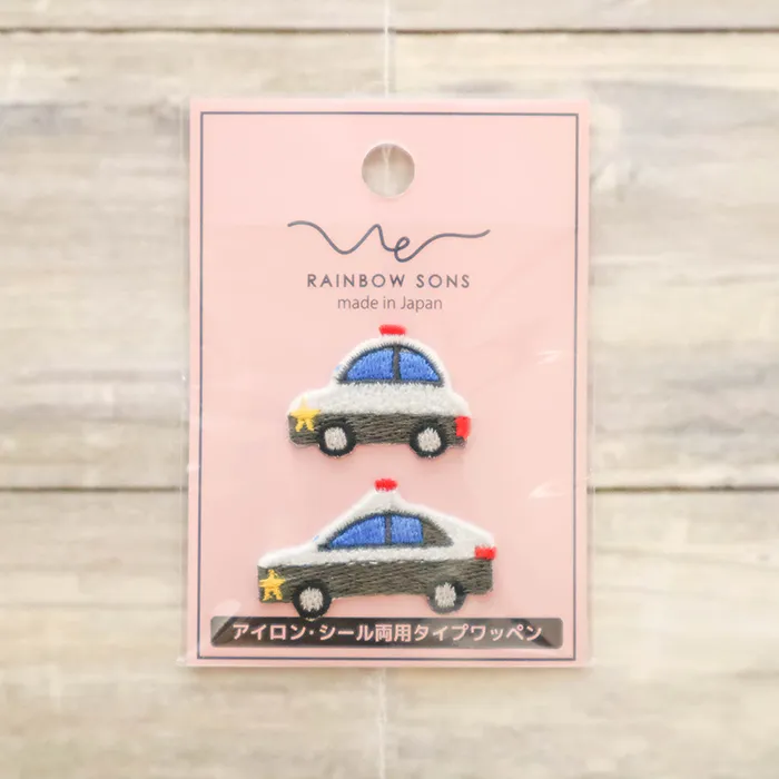2wayワッペン　RAINBOW SOUNS　パトカー